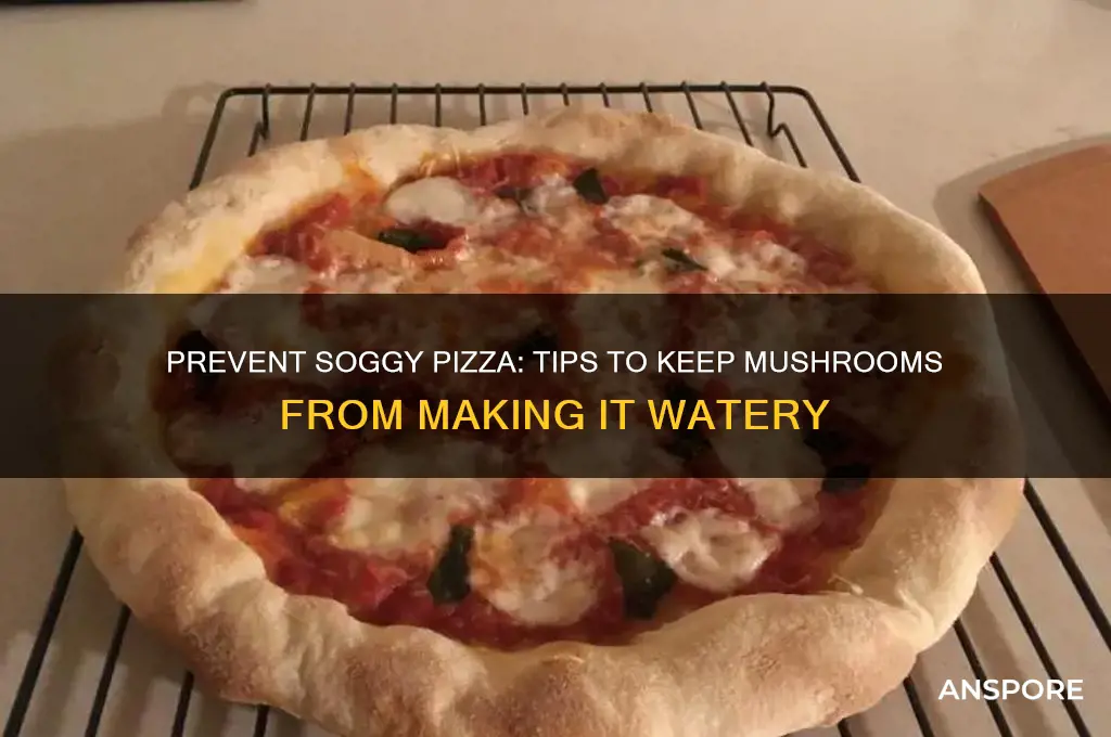 how to prevent mushrooms from making pizza watery