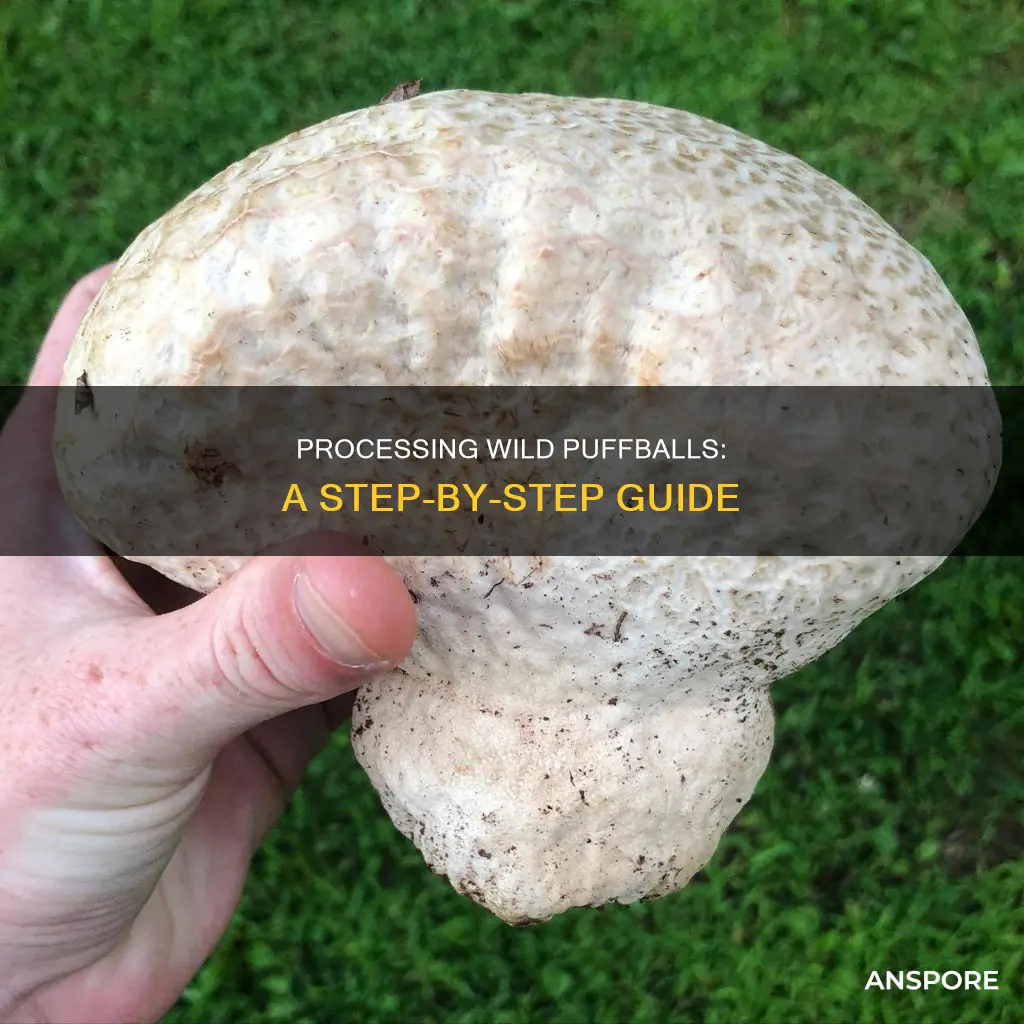 how to process puffball mushrooms