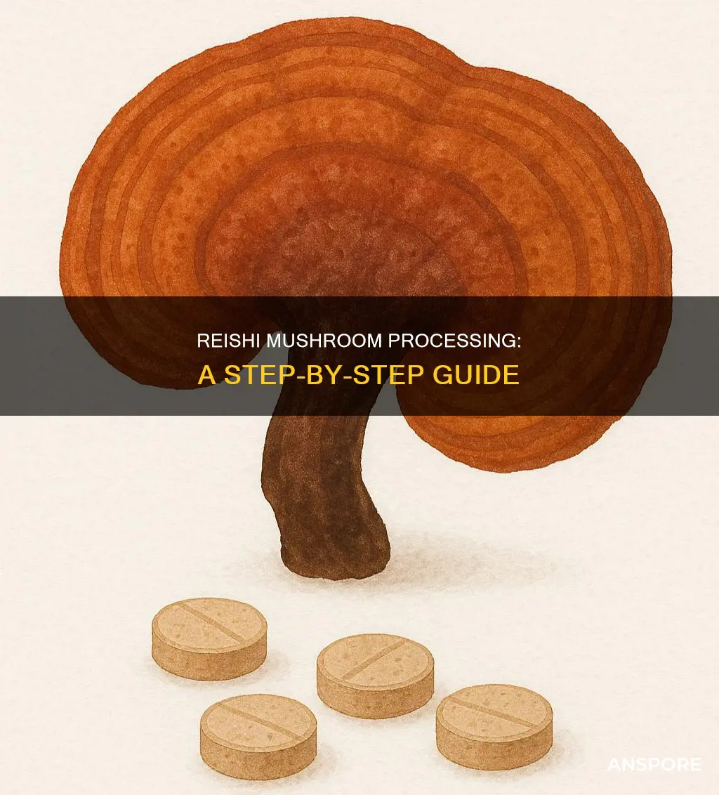 how to process reishi mushroom