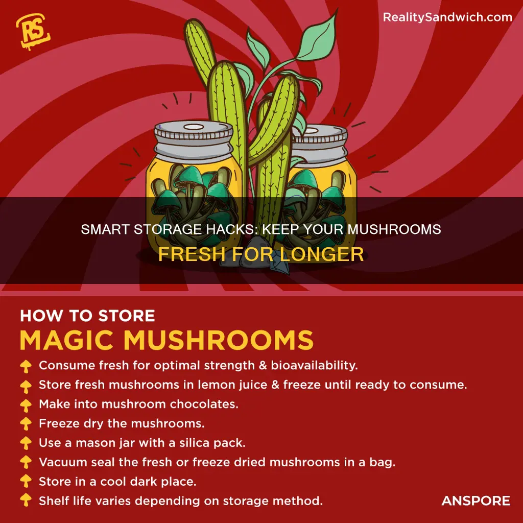 how to prolong mushrooms life