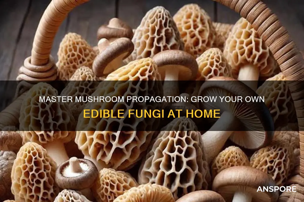 how to propagate edible mushrooms