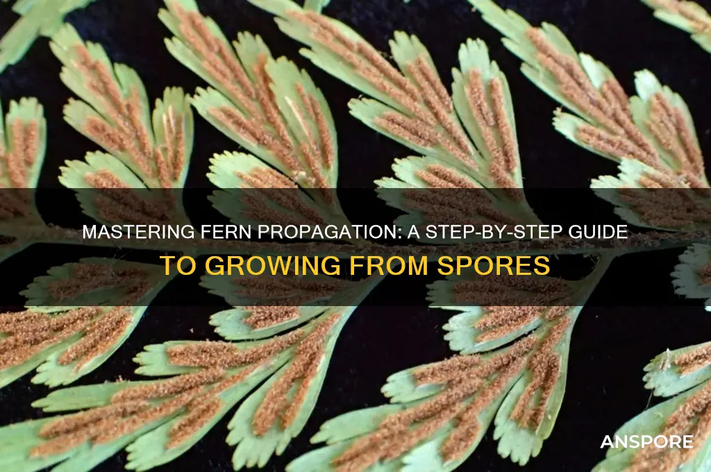 how to propagate fern spores