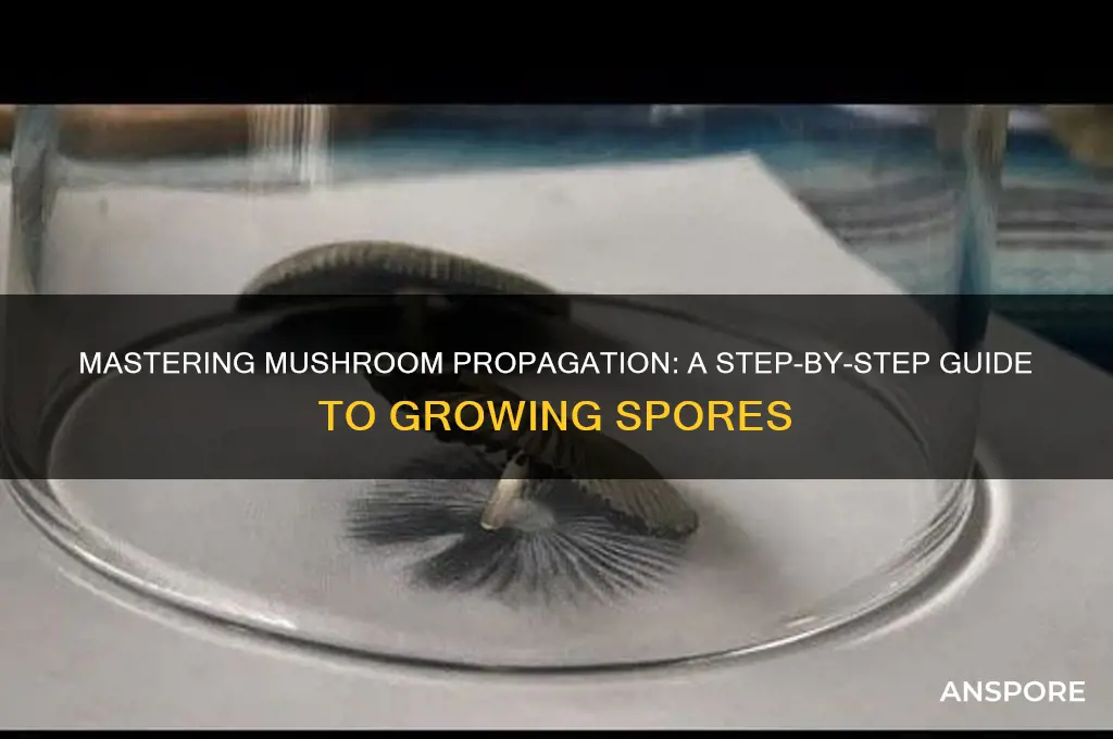 how to propagate mushroom spores