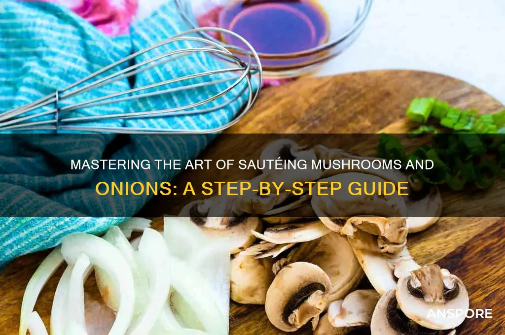 how to properly saute mushrooms and onions