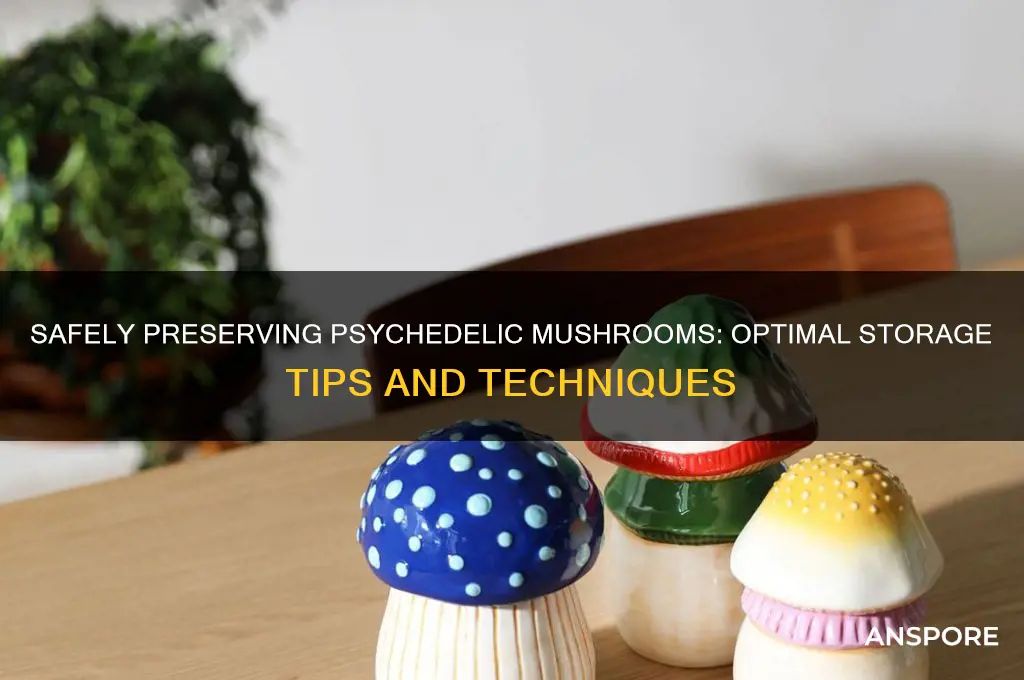 how to properly store psychedelic mushrooms