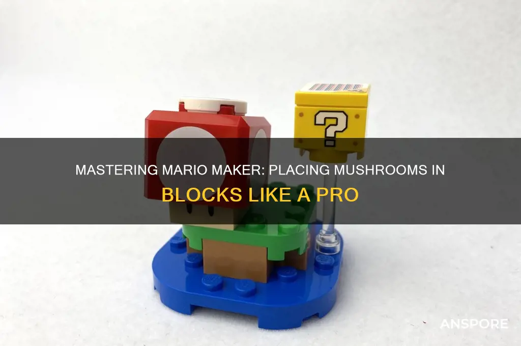 how to put a mushroom in a block mario maker