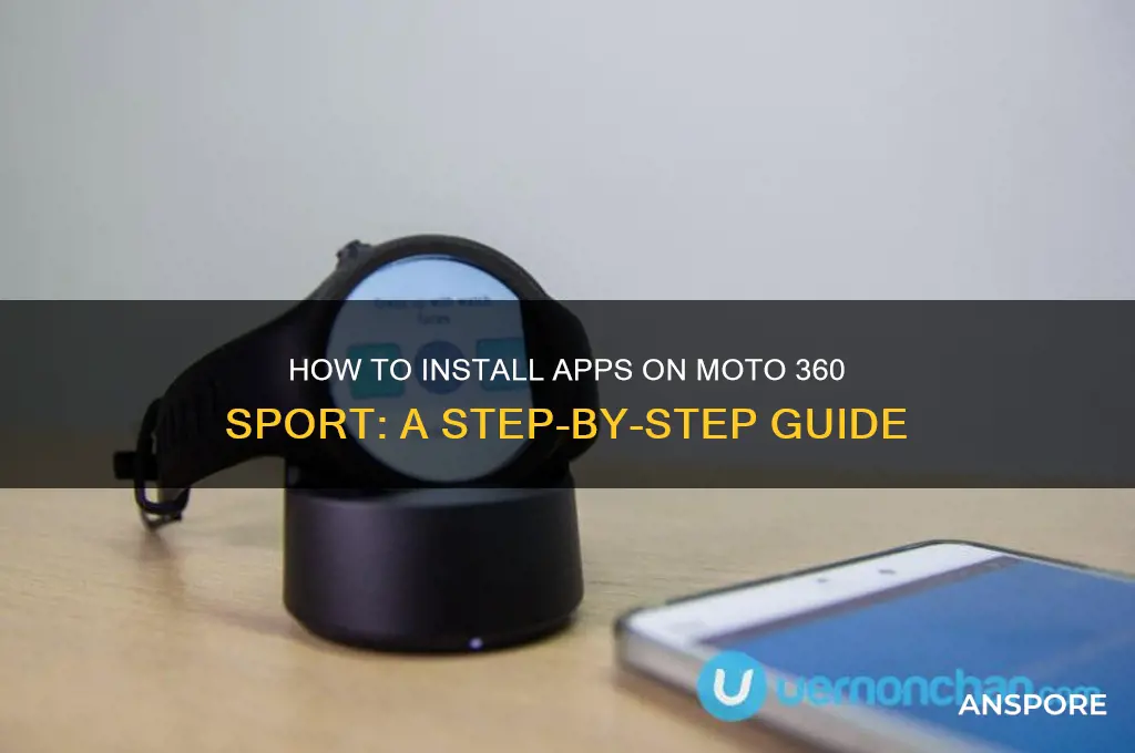 how to put apps on moto360 spor