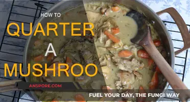 Efficiently Quartering Mushrooms: An 8-Step Guide