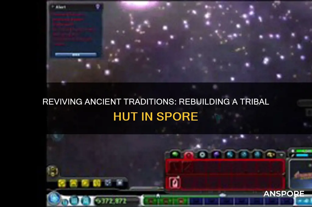 how to rebuild a tribal hut in spore