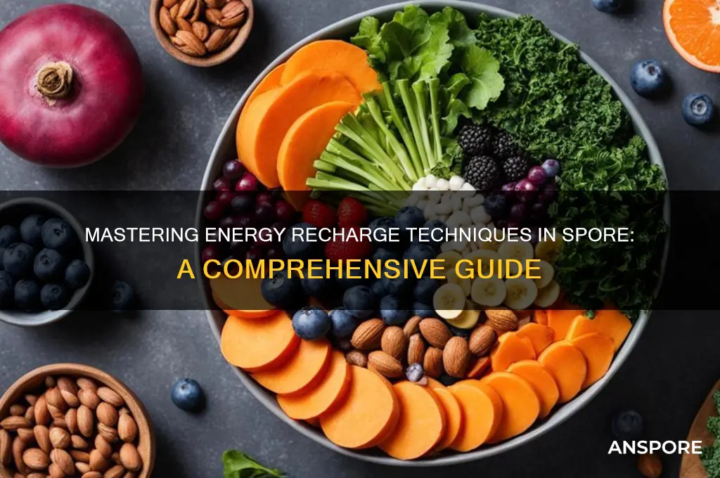 how to recharge things in spore