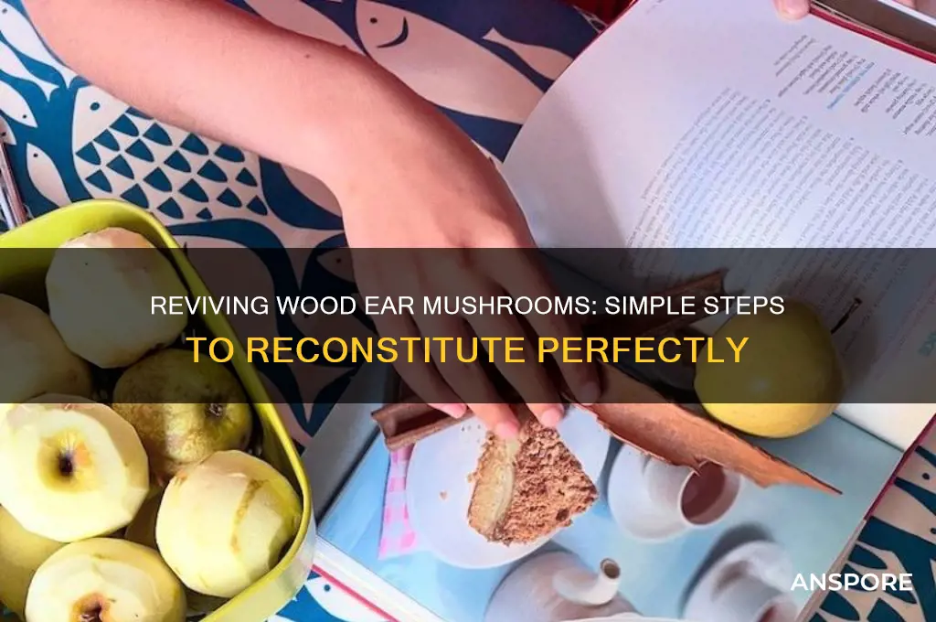 how to reconstitute wood ear mushrooms