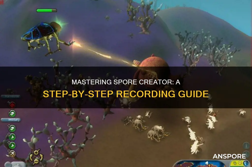 how to record spore creator