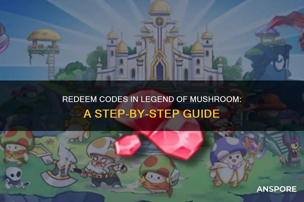 how to redeem code in legend of mushroom
