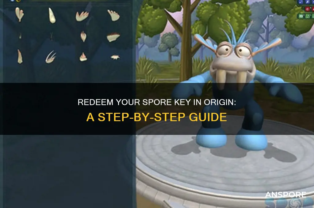 how to redeem spore key in origin