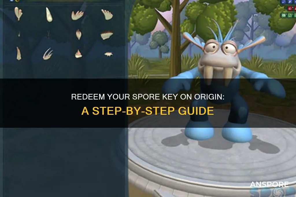 how to redeem spore key origin