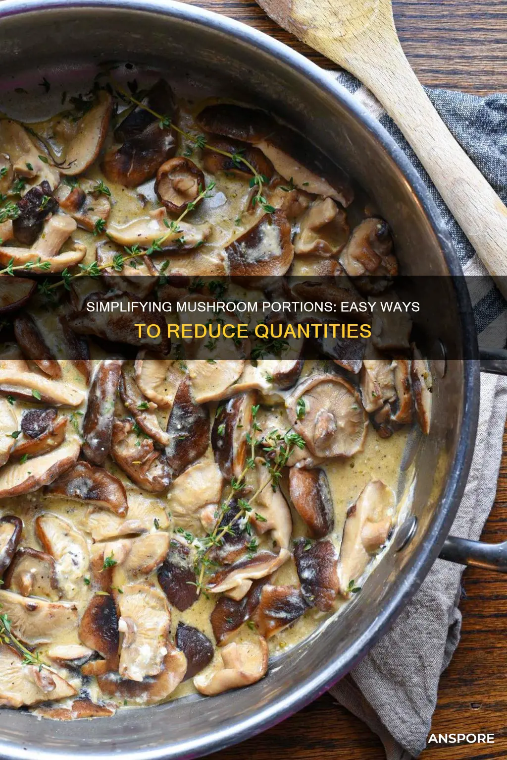 how to reduce mushrooms