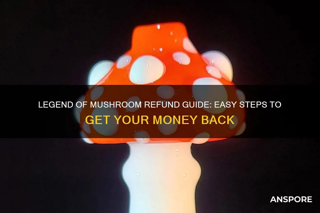 how to refund in legend of mushroom