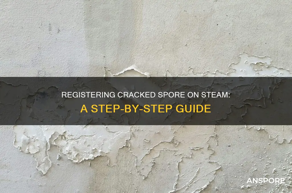 how to register cracked spore on steam