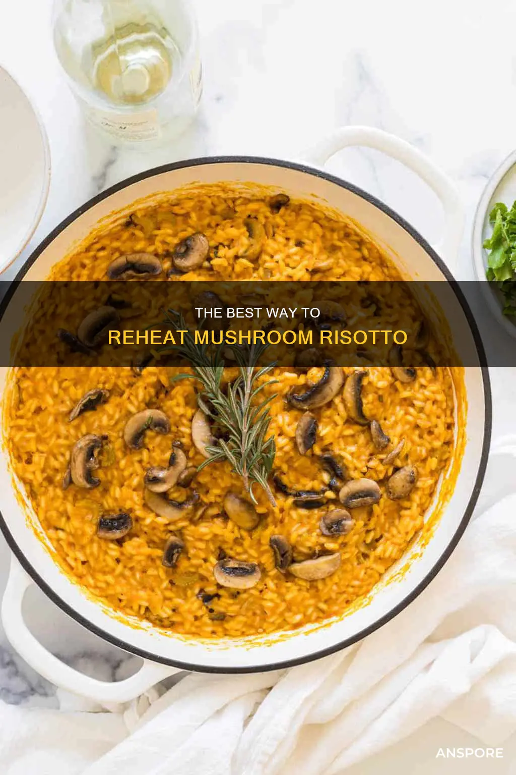 how to reheat mushroom risotto