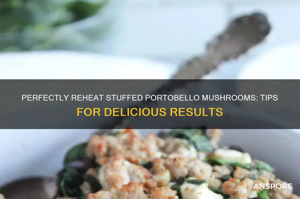 how to reheat stuffed portobello mushroom caps