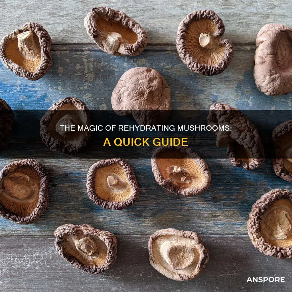 how to rehidrate mushrooms