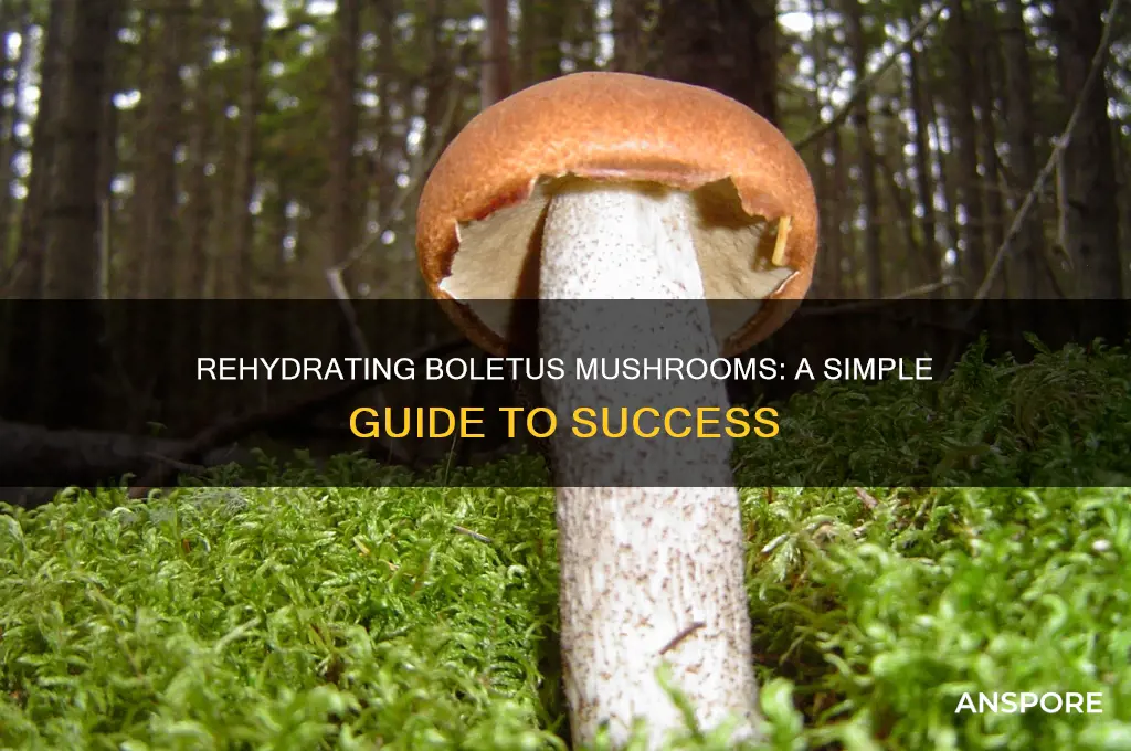 how to rehydrate boletus mushrooms