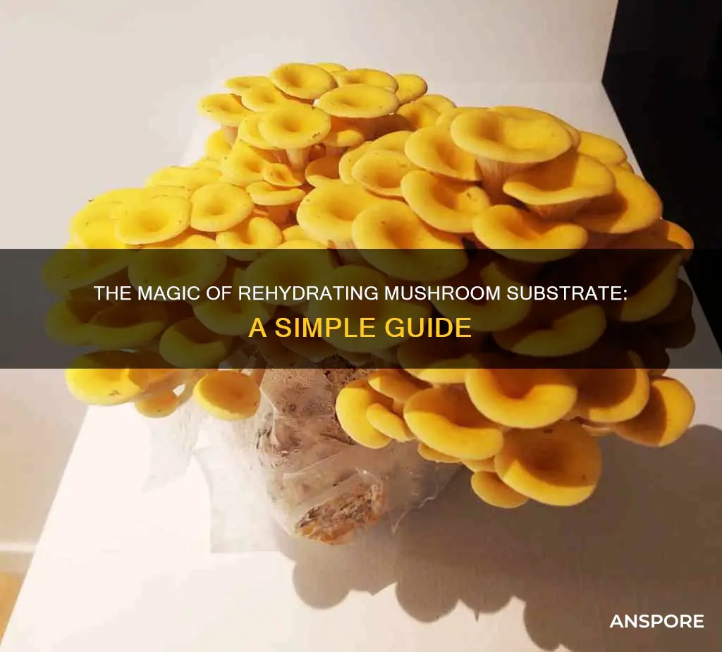how to rehydrate mushroom substrate