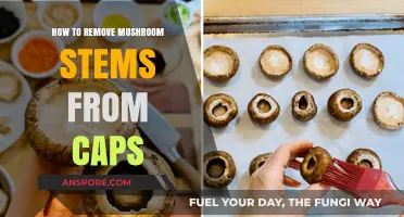 Easy Mushroom Prep: Removing Stems from Caps in Simple Steps