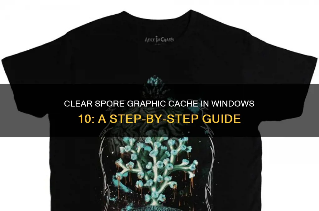 how to remove spore graphic cache in windows 10