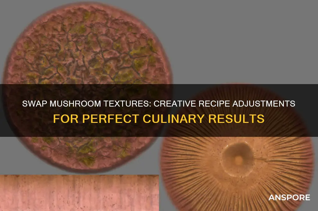 how to replace the texture of mushrooms in a recipe