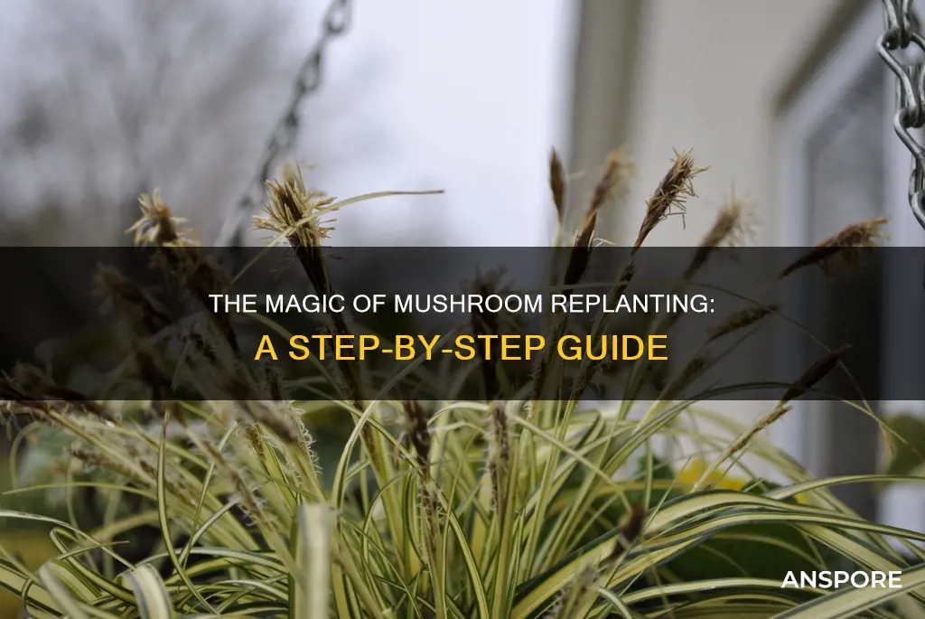 how to replant a mushroom