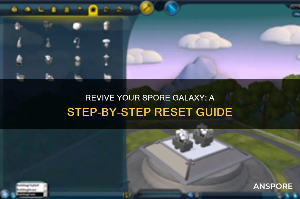 how to reset spore galaxy