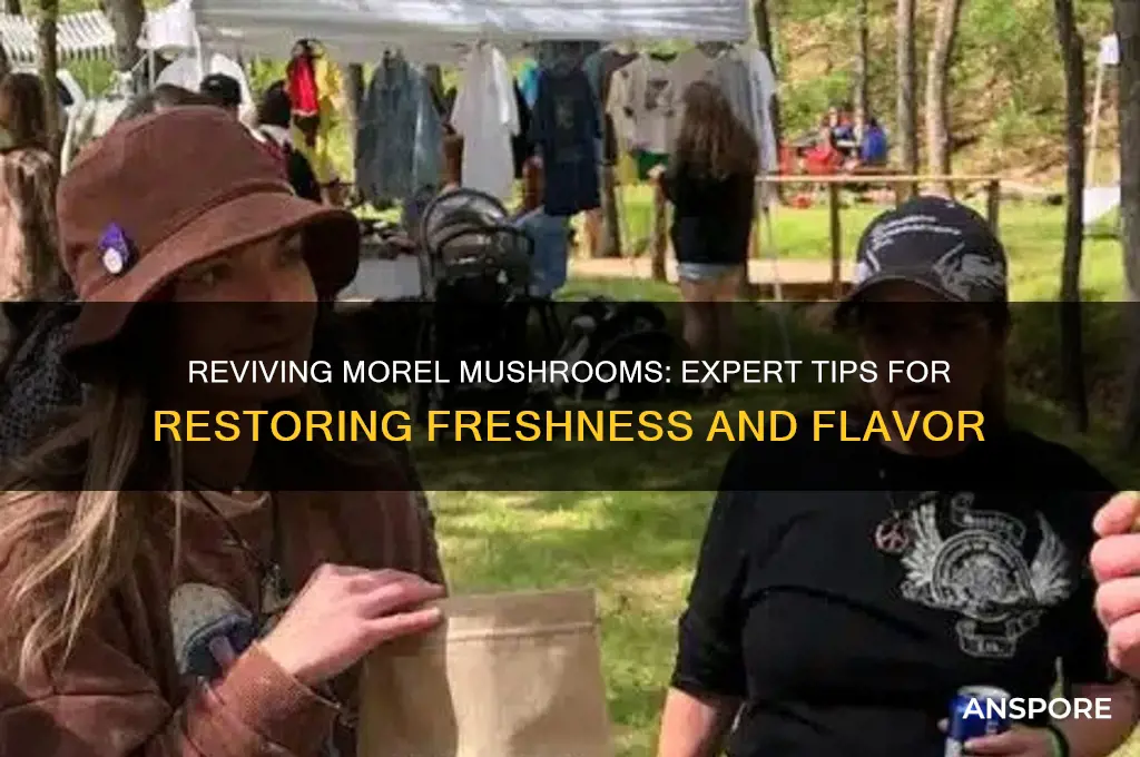 how to revive morel mushrooms