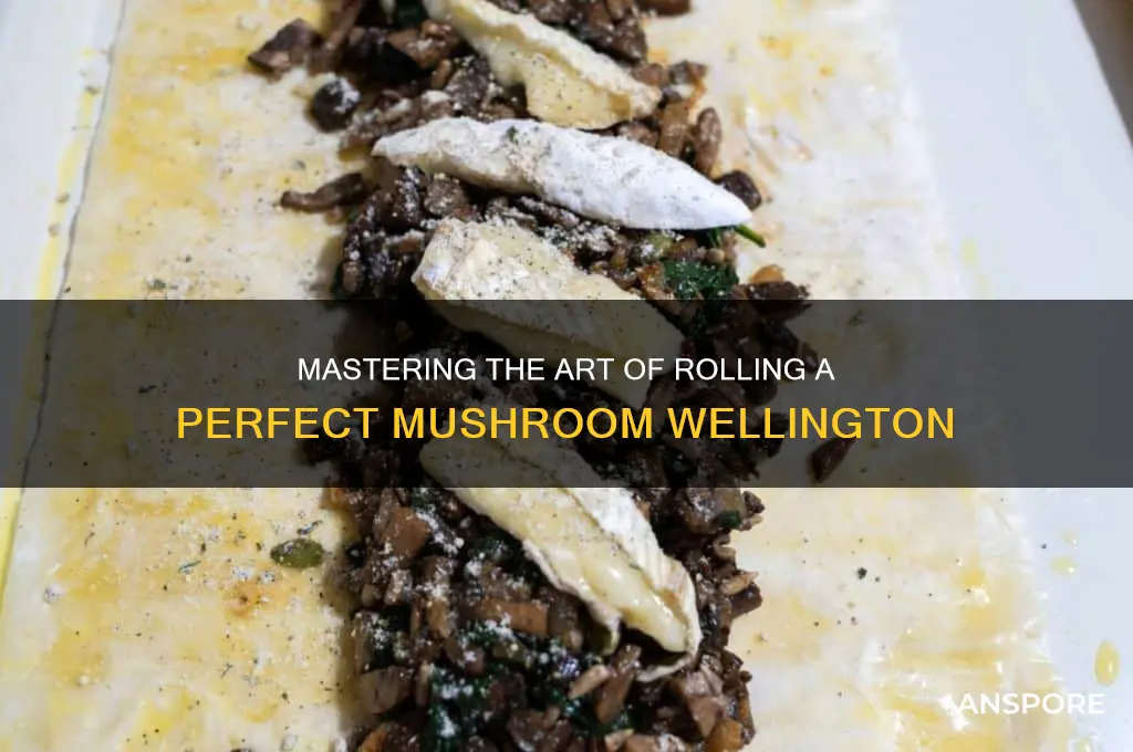 how to roll a mushroom wellington