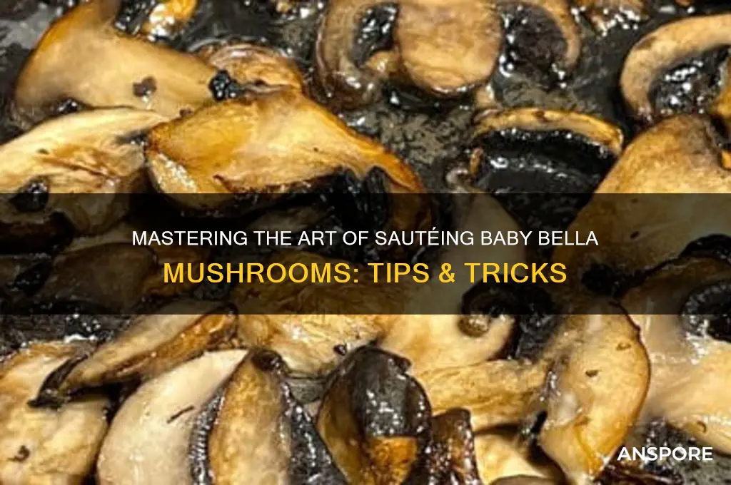 how to saute baby bella mushrooms
