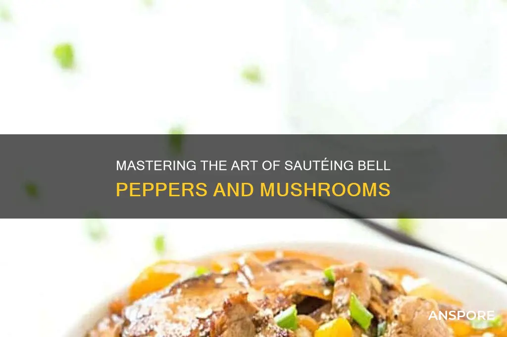 how to saute bell peppers and mushrooms
