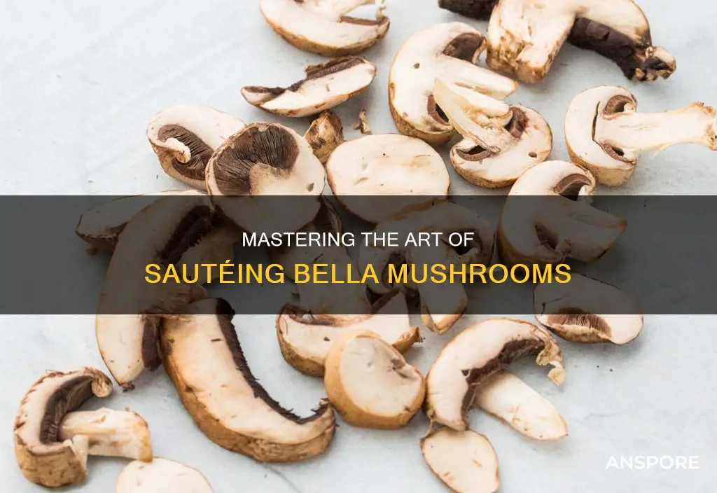 how to saute bella mushrooms
