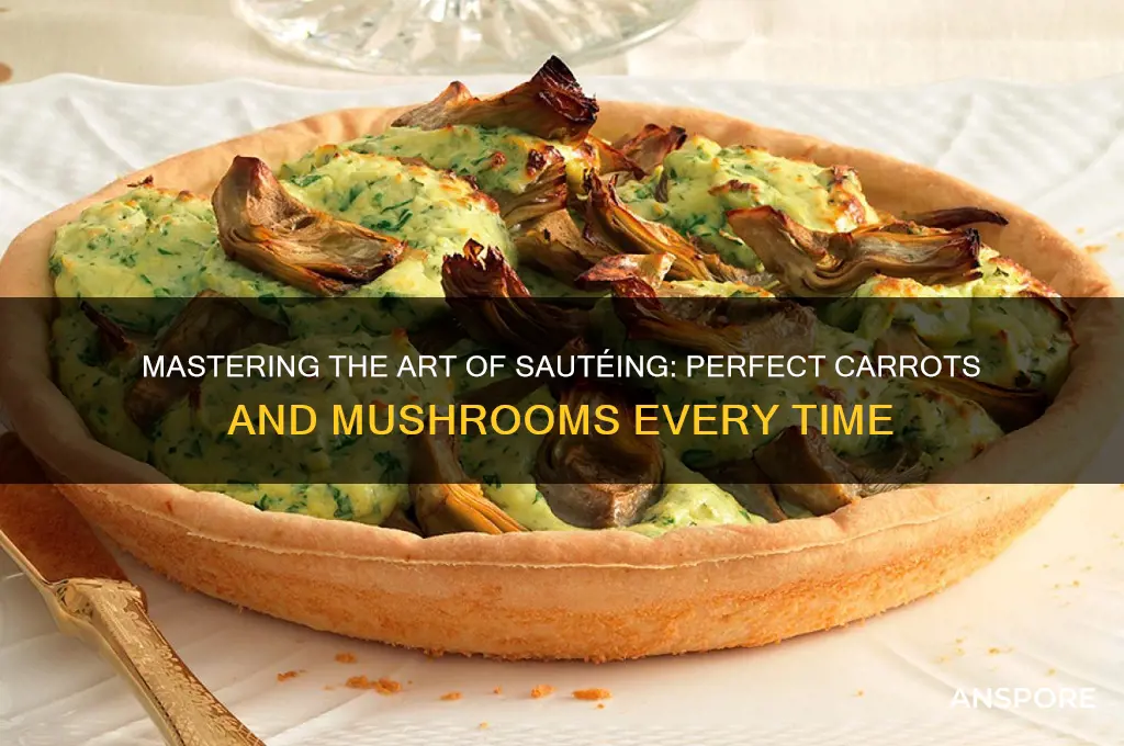 how to saute carrots and mushrooms