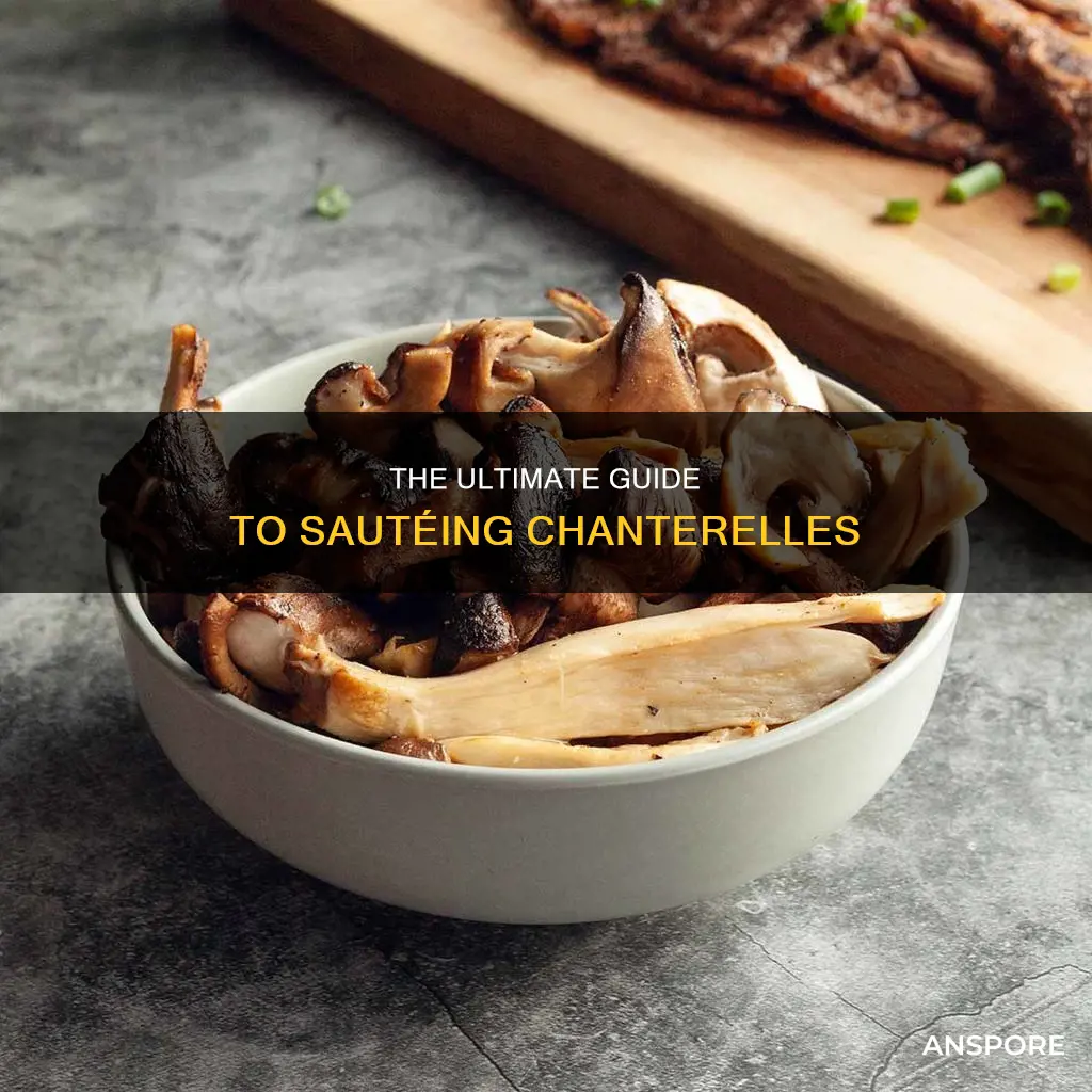 how to saute chanterelles mushrooms