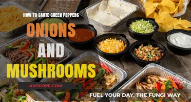 Sautéing Perfection: Green Peppers, Onions, and Mushrooms Made Easy