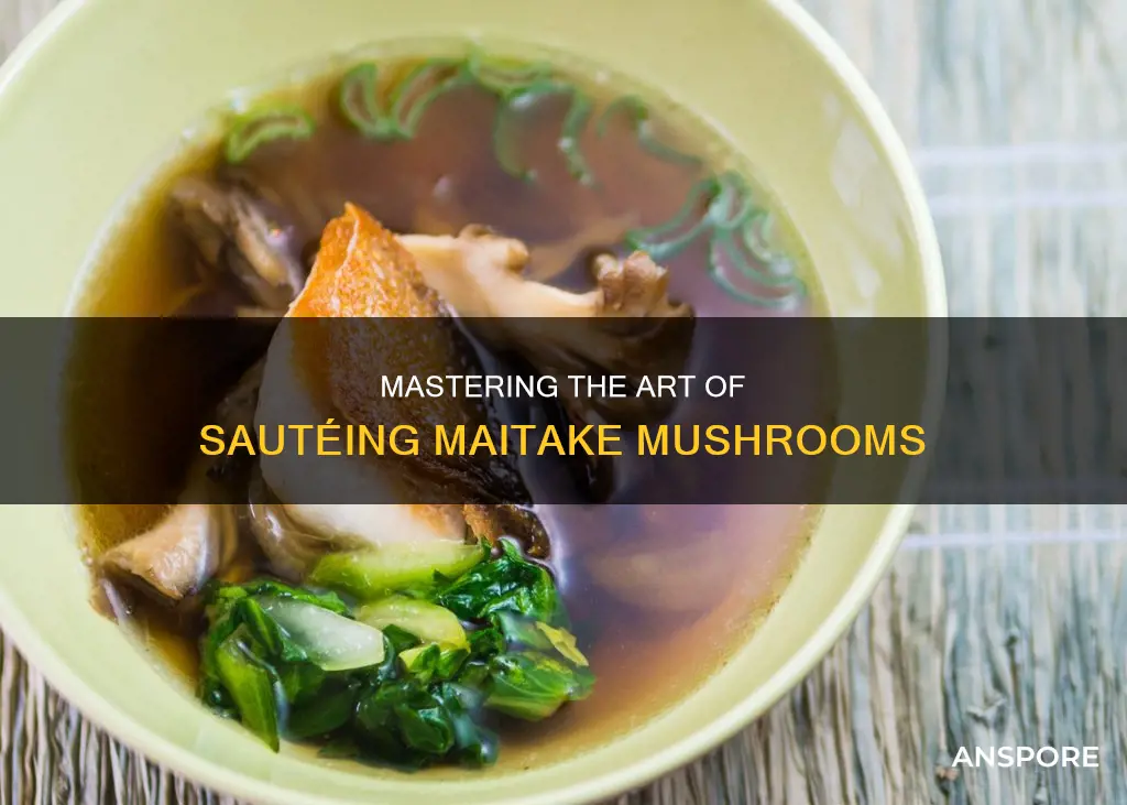 how to saute maitake mushrooms