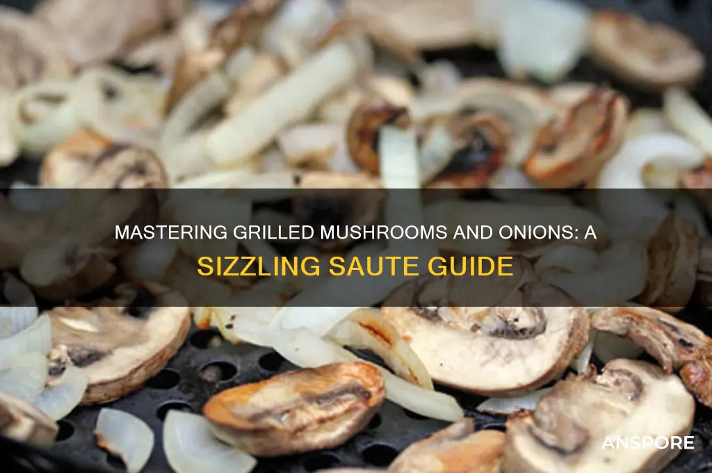 how to saute mushrooms and onions on the grill