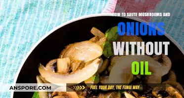 Healthy Cooking: Sautéing Mushrooms and Onions Without Oil, Effortlessly