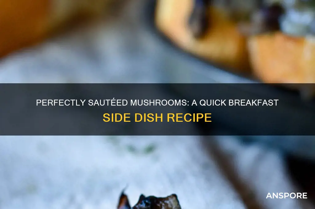 how to saute mushrooms for breakfast