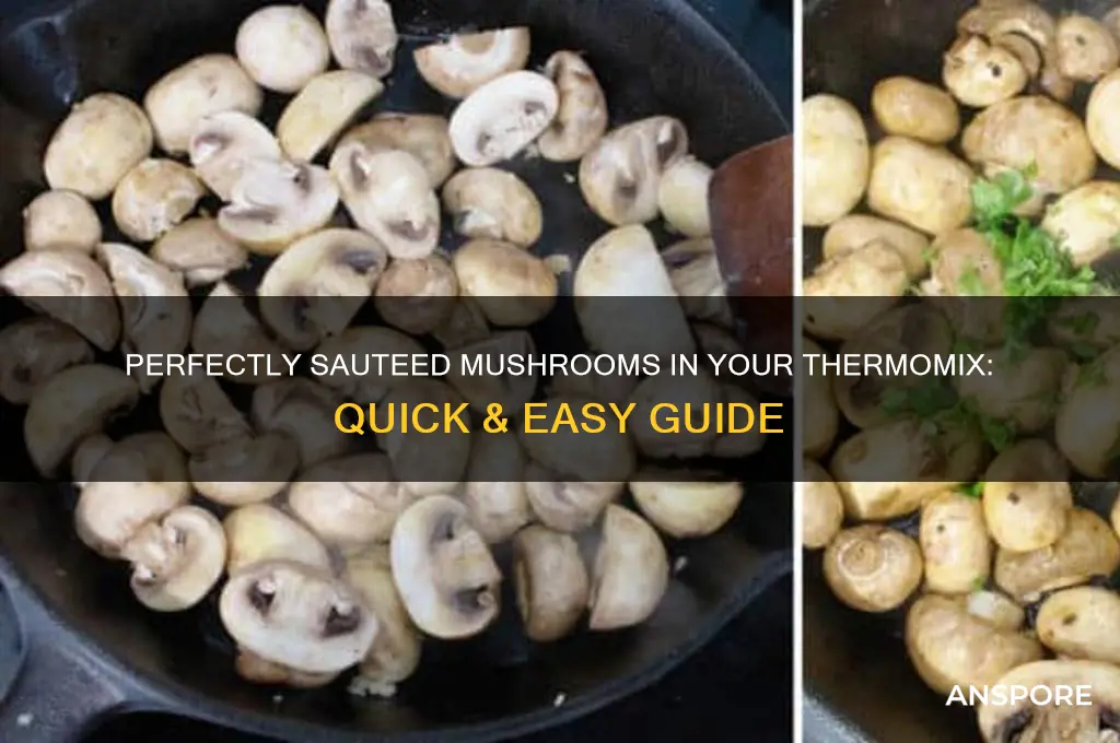 how to saute mushrooms in the thermomix