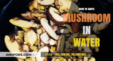 Sauteing Mushrooms in Water: A Simple, Healthy Cooking Technique