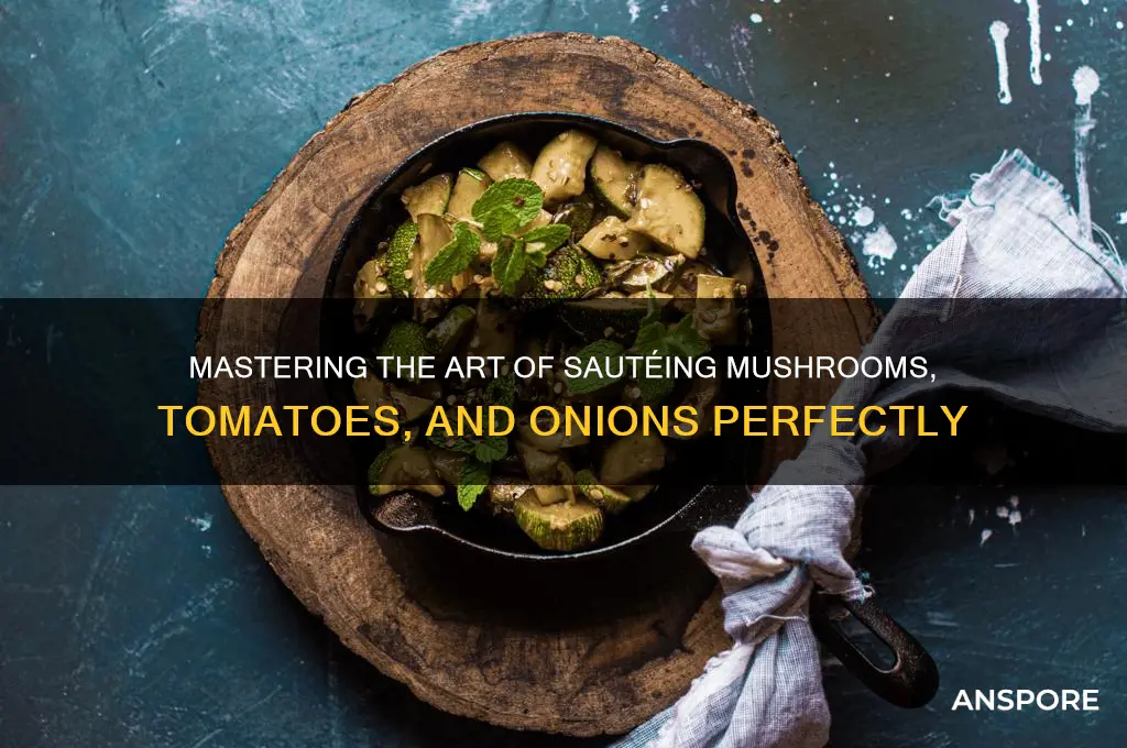how to saute mushrooms tomatoes onions pervfectly