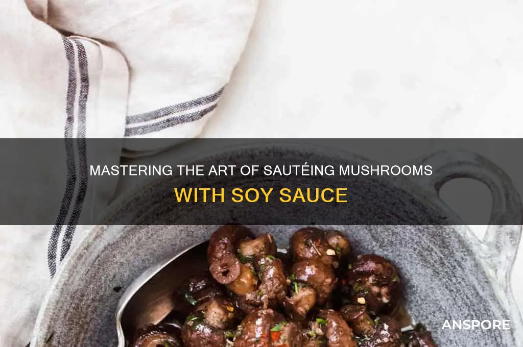 how to saute mushrooms with soy