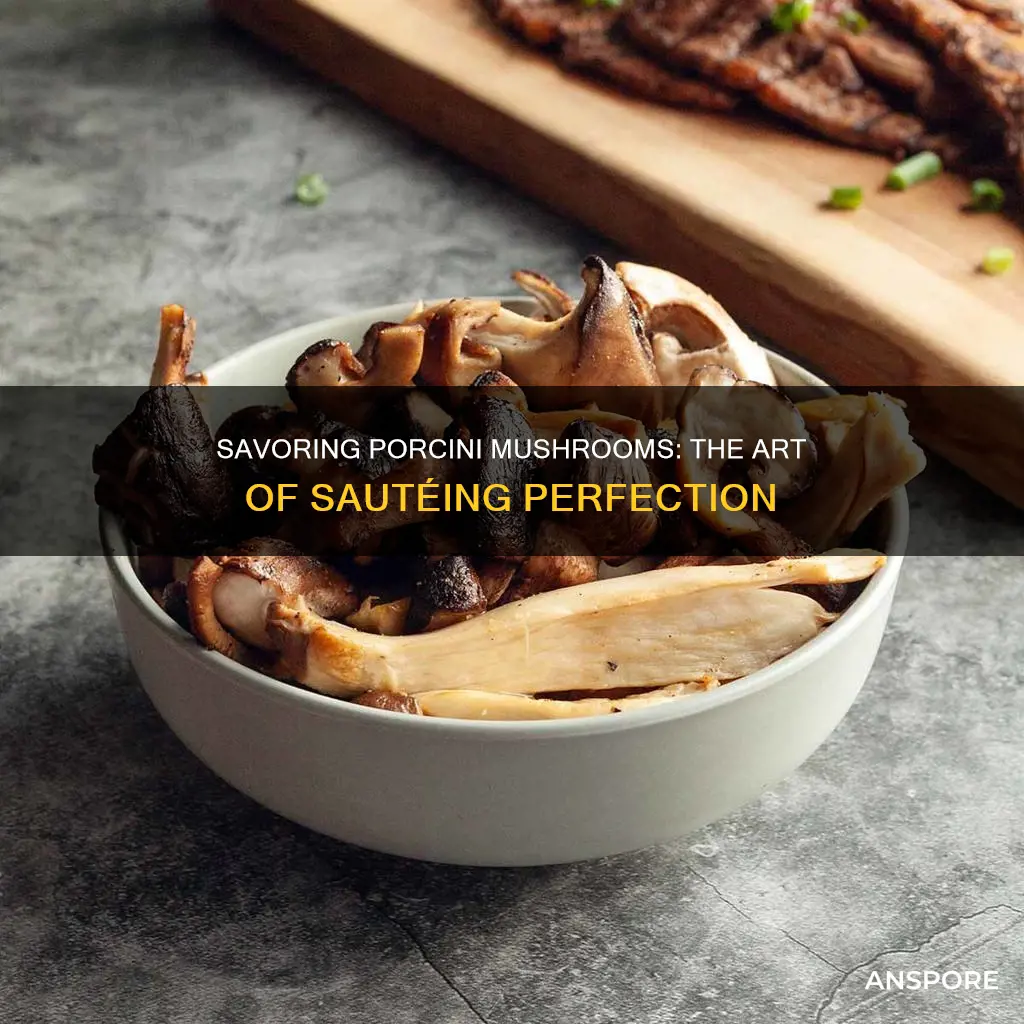 how to saute porcini mushrooms