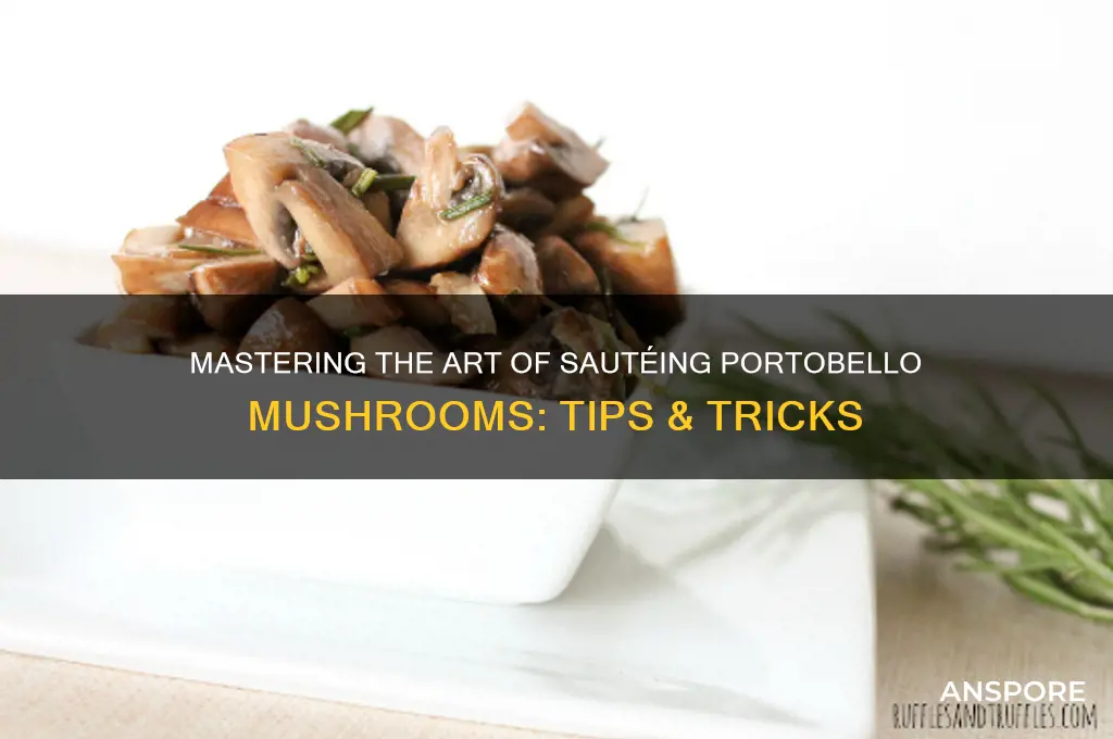 how to saute portobello mushroom
